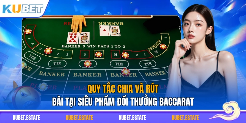 Quy tắc chia và rút bài tại siêu phẩm đổi thưởng Baccarat
